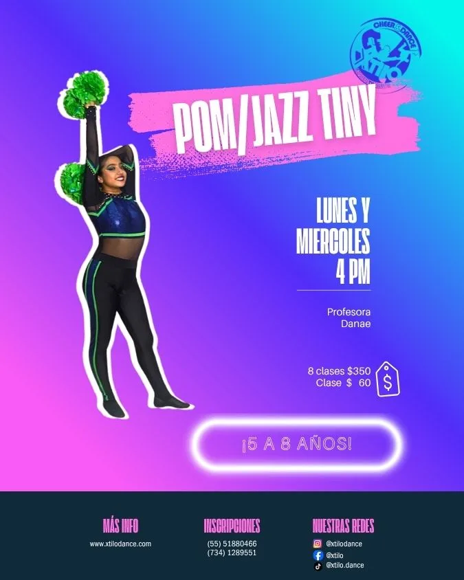 Pom Jazz Tiny (Formación Inicial 5-8 años)